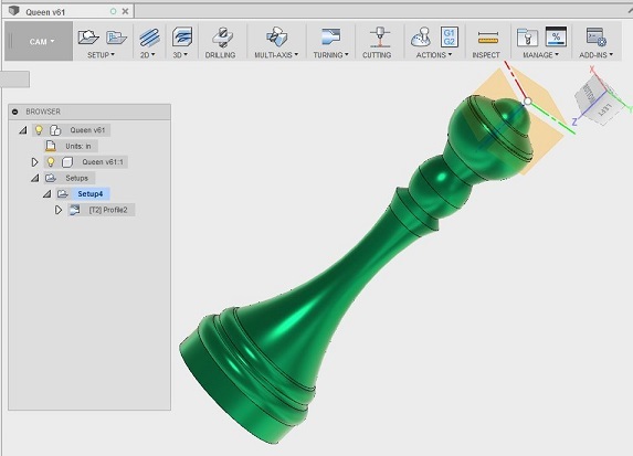 My Fusion 360 Queen